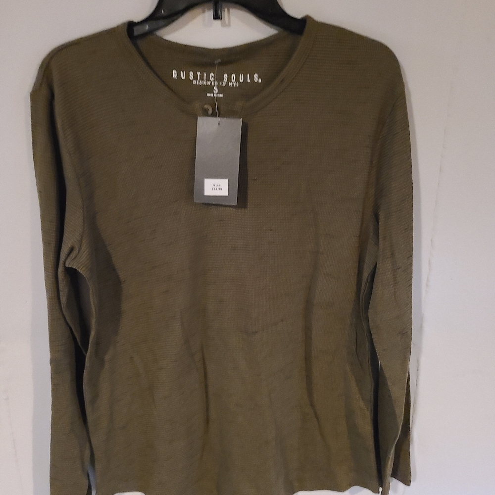 Rustic Souls Olive Long Sleeve Top